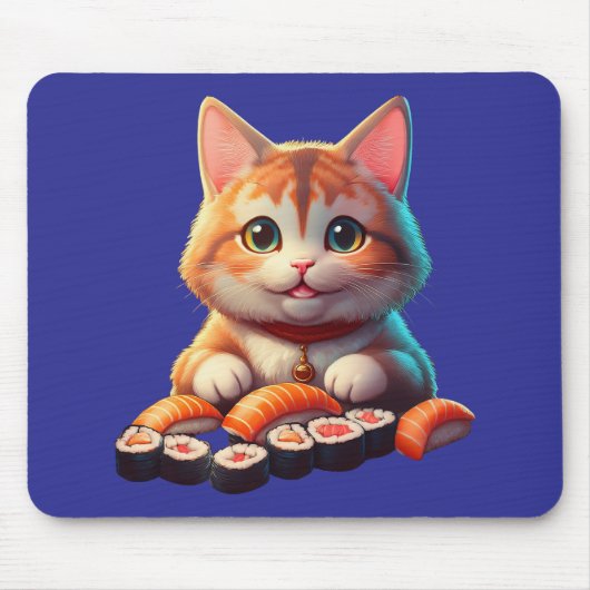 Sushi Cat Muismat (Voorkant)
