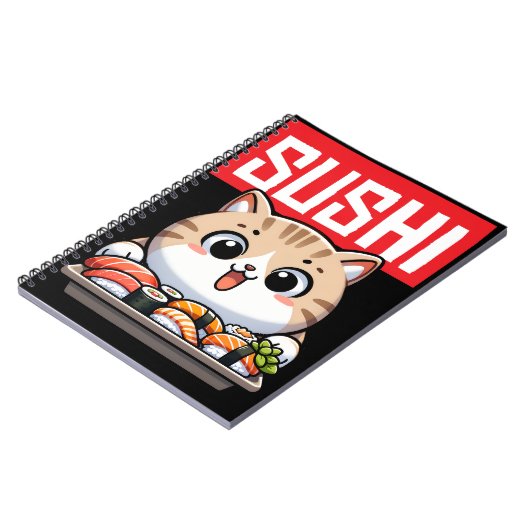 Sushi Cat Notitieboek (Linkerzijde)