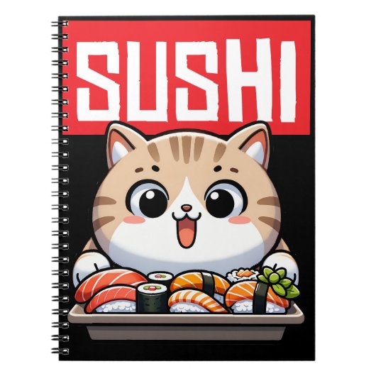 Sushi Cat Notitieboek (Voorkant)