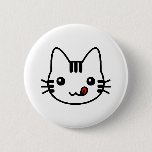 Sushi Cat Ronde Button 5,7 Cm (Voorkant)