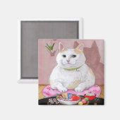 Sushi Cat Sashimi Sweetie Magneet (Voorkant / Achterkant)