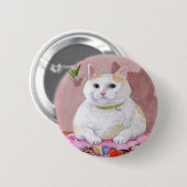 Sushi Cat Sashimi Sweetie Ronde Button 5,7 Cm (Voorkant /achterkant)