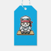 Sushi Cat - Schattigee & Grappige Kat Maken Sushi  Cadeaulabel (Voorkant)