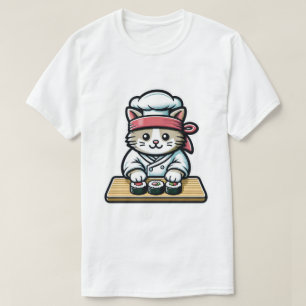 Sushi Cat - Schattigee & Grappige Kat Maken Sushi  T-shirt