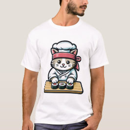 Sushi Cat - Schattigee & Grappige Kat Maken Sushi  T-shirt