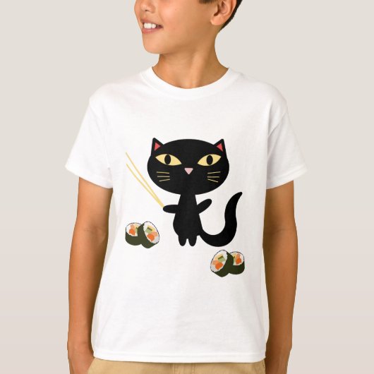 Sushi Cat T-shirt (Voorkant)
