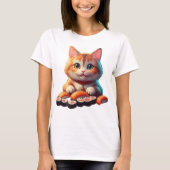 Sushi Cat T-shirt (Voorkant)