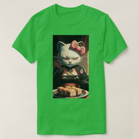 Sushi Cat T-shirt (Design voorkant)