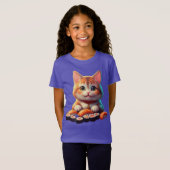 Sushi Cat T-shirt (Voorkant volledig)