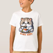Sushi Cat T-shirt (Voorkant)
