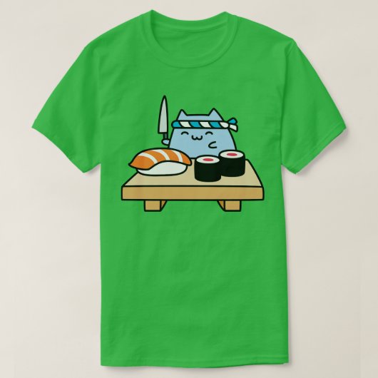 Sushi Cat T-shirt (Design voorkant)