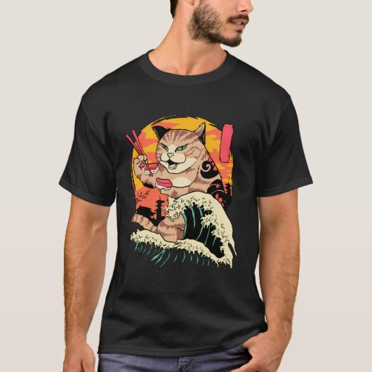 Sushi Cat T-shirt (Voorkant)