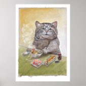 Sushi Cat Tempura Udon Poster (Voorkant)