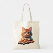 Sushi Cat Tote Bag (Achterkant)