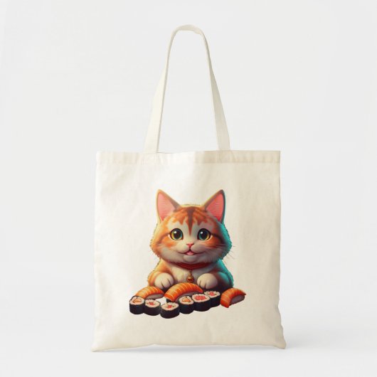 Sushi Cat Tote Bag (Voorkant)