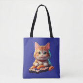 Sushi Cat Tote Bag (Voorkant)