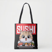 Sushi Cat Tote Bag (Voorkant)