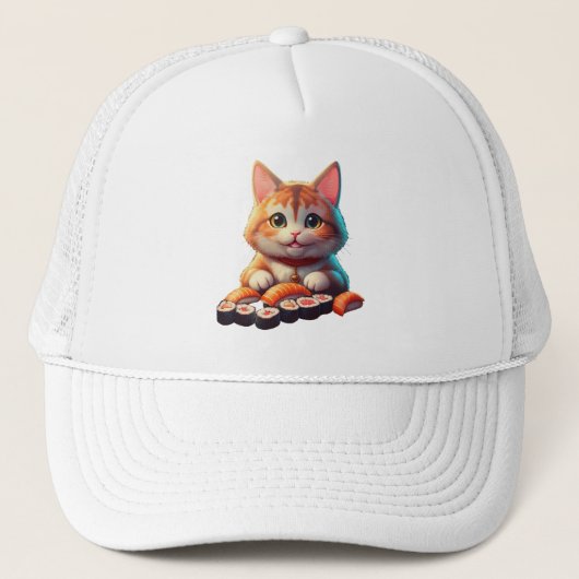 Sushi Cat Trucker Pet (Voorkant)