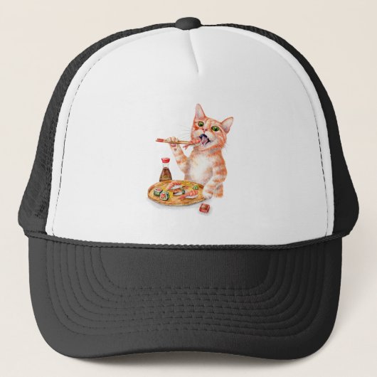 Sushi Cat Trucker Pet (Voorkant)