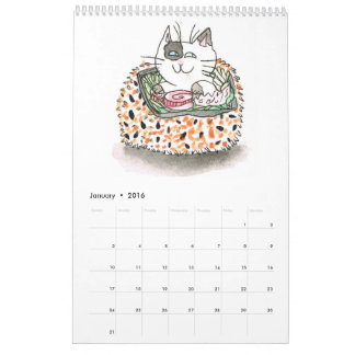 Sushi Cats Calendar Kalender