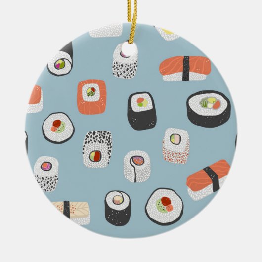 Sushi Ceramic Ornament (Voorkant)