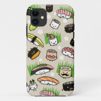 Sushi Characters Pattern