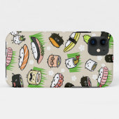 Sushi Characters Pattern Case-Mate iPhone Case (Achterkant (horizontaal))
