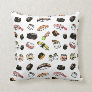 Sushi Characters Pattern Kussen