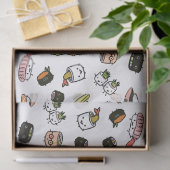 Sushi Characters Pattern Tissuepapier (Geschenk)