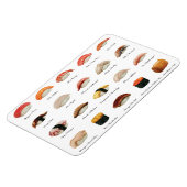 Sushi Chart Magneet (Linkerzijde)