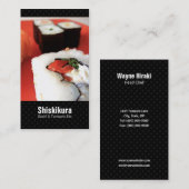 Sushi Chef Japanse catering Visitekaartjes (Voorkant / Achterkant)