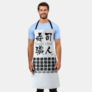 Sushi Chef-KANJI Schort