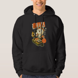 Sushi Chef Schattige Keuken Kitty Japans Restauran Hoodie