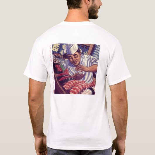 Sushi chef t-shirt (Achterkant)