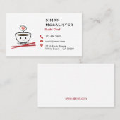 Sushi Chef Visitekaartje (Voorkant / Achterkant)