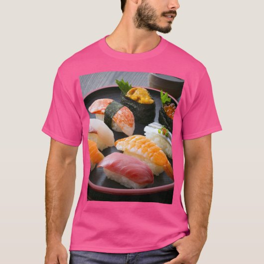 Sushi Circle – Japanese Round Dance T-shirt (Voorkant)