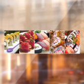 Sushi Collage Voedsel Zeevruchten Diner Raamsticker (Vel 2)
