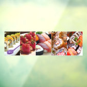 Sushi Collage Voedsel Zeevruchten Diner Raamsticker (Vel 3)