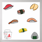 Sushi collectie poster (Voorkant)