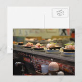 Sushi Conveyor Belt in Tokio, Japan Briefkaart (Voorkant / Achterkant)
