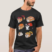 Sushi Corgi T-shirt (Voorkant)