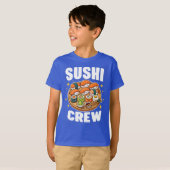 Sushi Crew Kawaii Sushi T-shirt (Voorkant volledig)