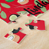 Sushi Cucumber Rolls Greenery Asian Food Legpuzzel (Zijkant)