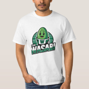 Sushi cultuur vieren met Wasabi kunst T-shirt