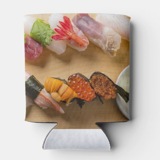 Sushi Curve Party – Chill with Style Blikjeskoeler (Achterkant)