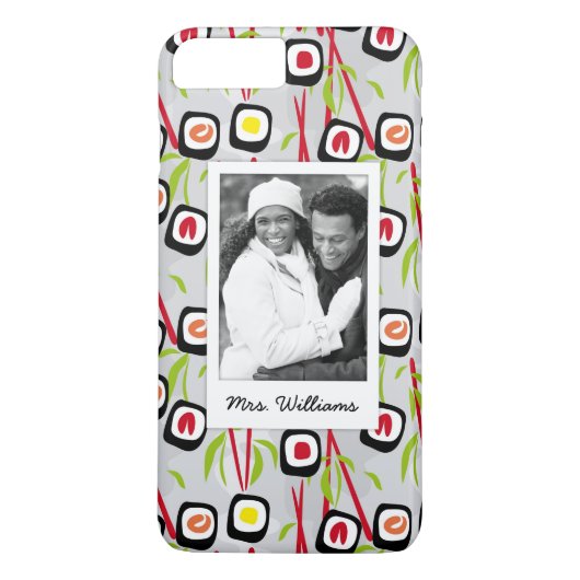 Sushi Design Pattern | Monogram Case-Mate iPhone Case (Achterkant)