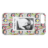 Sushi Design Pattern | Monogram Case-Mate iPhone Case (Achterkant (Horizontaal))