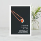 Sushi-dinerfeest Kaart (Staand voorkant)