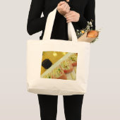 Sushi Dinner Fish Rice Healthy Diet Grote Tote Bag (Voorkant (product))