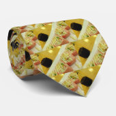 Sushi Dinner Fish Rice Healthy Diet Stropdas (Opgerold)